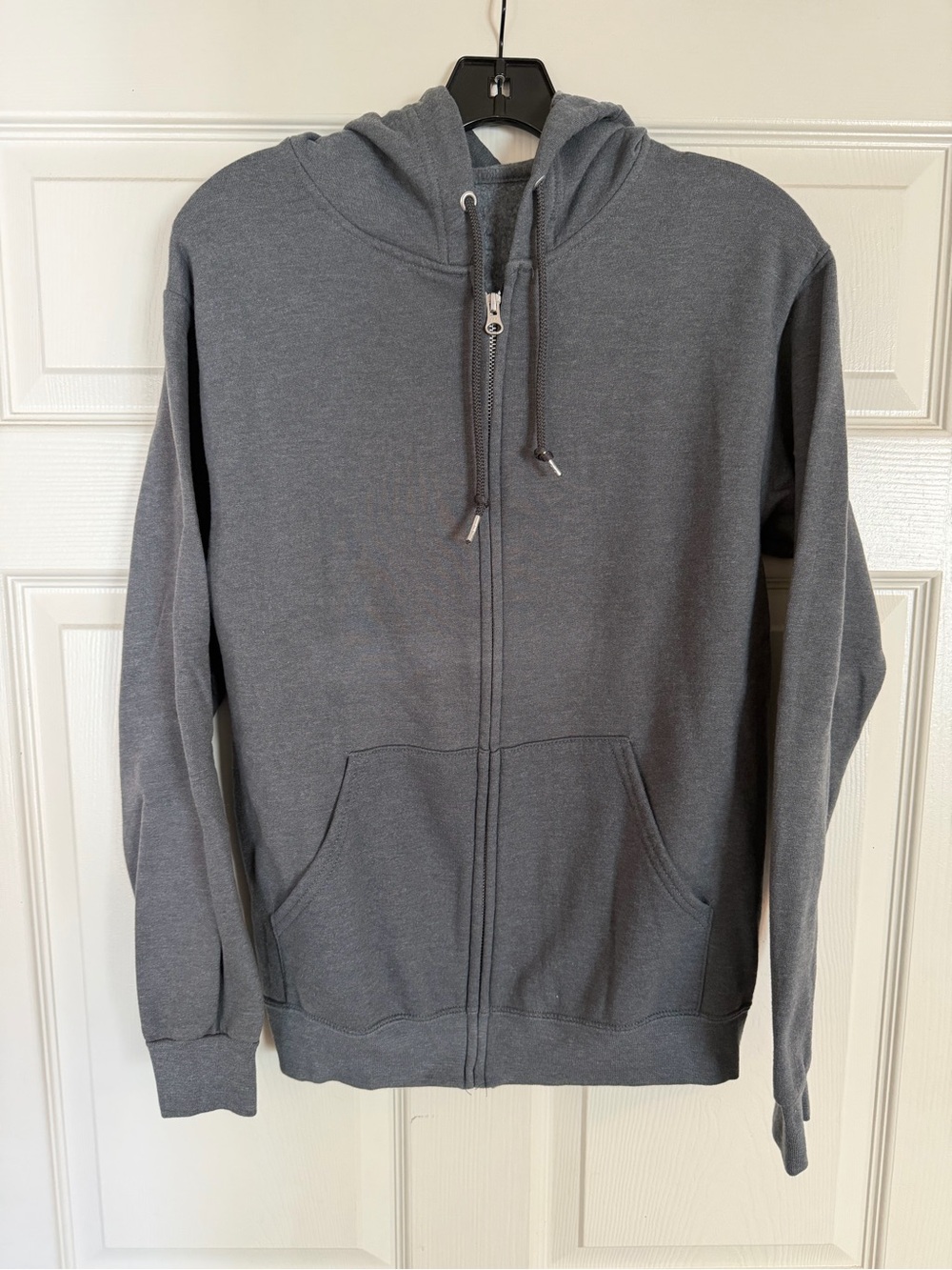 Fruit of the Loom Men's Full-Zip Hoodie Sweatshirt - Charcoal Gray
